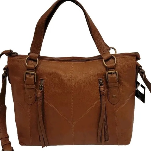 Frye Handbags - FRYE Ari Satchel BROWN COGNAC LEATHER NEW WITH TAGS Crossbody, Shoulder,handbag